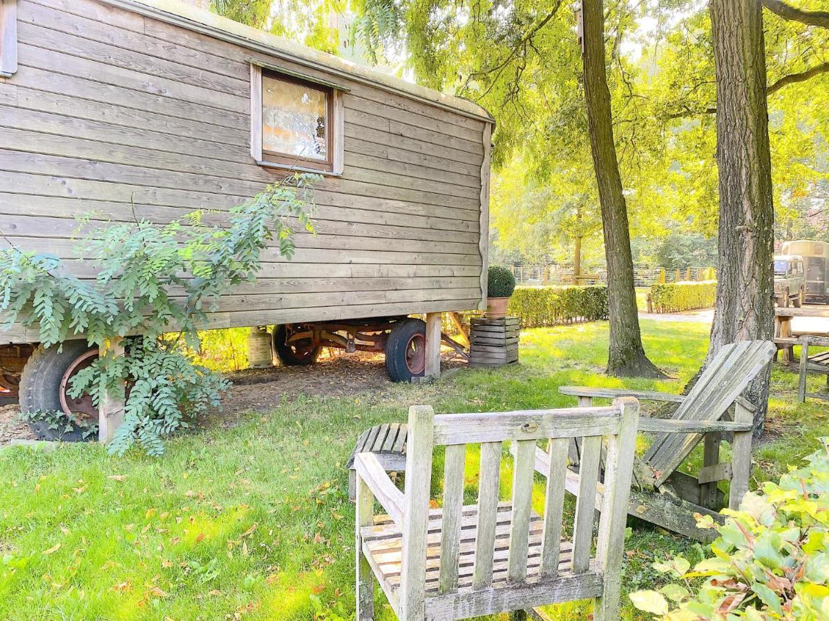 Villa Pipowagen Het Oventje Zelanda Exterior foto